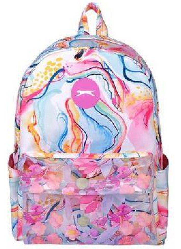 Me Çanta Me Bag Slazenger Pvc Detailed Flowers Backpack Me 24040  - Image 1