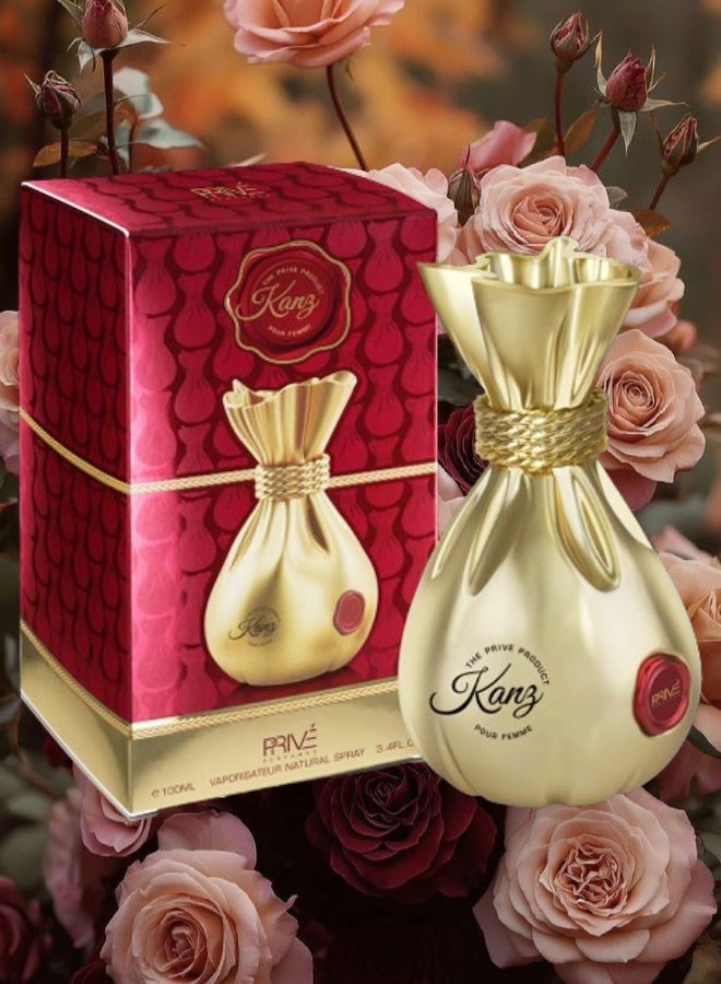 PRIVE 3 Pieces Kanz Perfume 100ML - Image 2