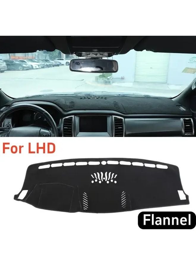 Flannel Dashmat Dashboard Cover For Ford Ranger Wildtrak Raptor T6 2011 2022 RHD - Image 4
