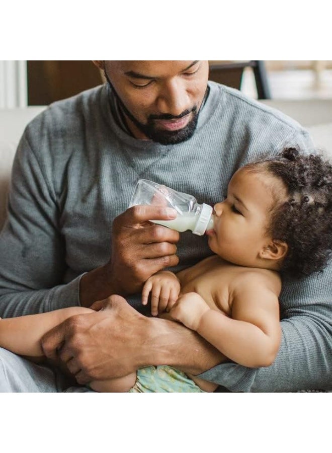Evenflo Feeding حلمات إيفنفلو للتغذية الكلاسيكية خالية من BPA - تدفق متوسط - 3 أشهر وما فوق، شفافة - Image 2