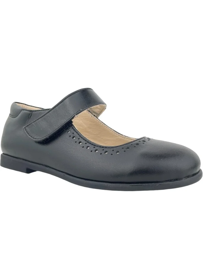 Nubebe Retro Kids School Shoes Black