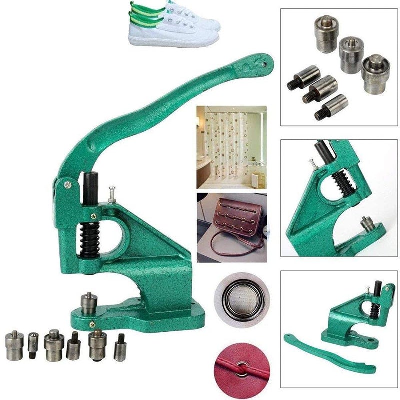 DIY Crafts DIY Crafts CTDIYHI24602 Hand Press Grommet Machine Grommets Eyelet Tool Kit 3 Die Hand Press Grommet Machine 024  - Image 4