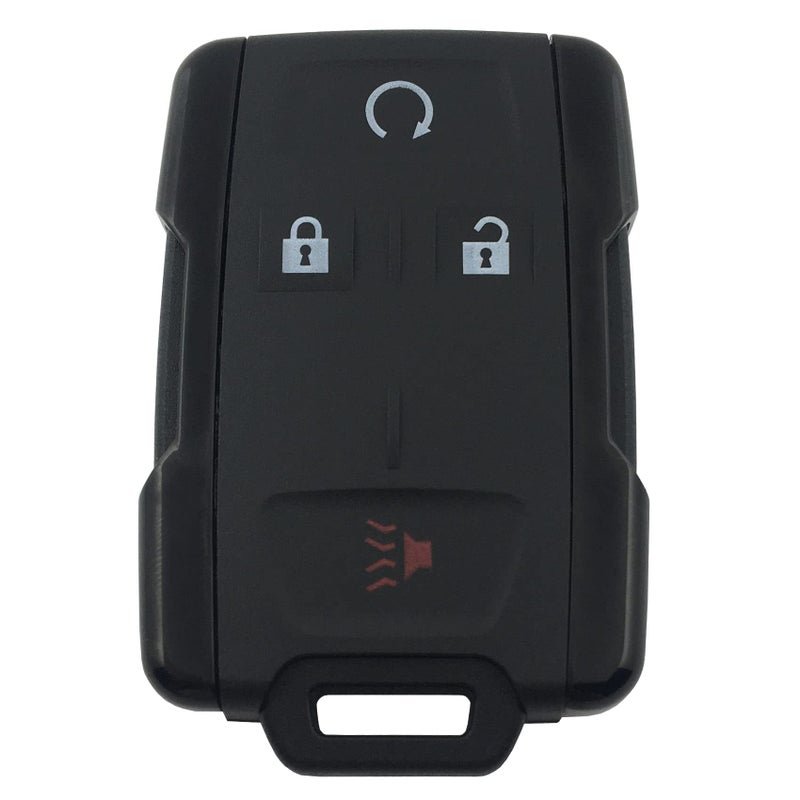 Replacement Keyless Entry Remote Key Fob Shell Cover for Chevy Chevrolet Silverado ColoradoGMC Sierra Canyon 2014 2015 2016 2017 M3N32337100 Car Key Fob Csae Black 4 Button