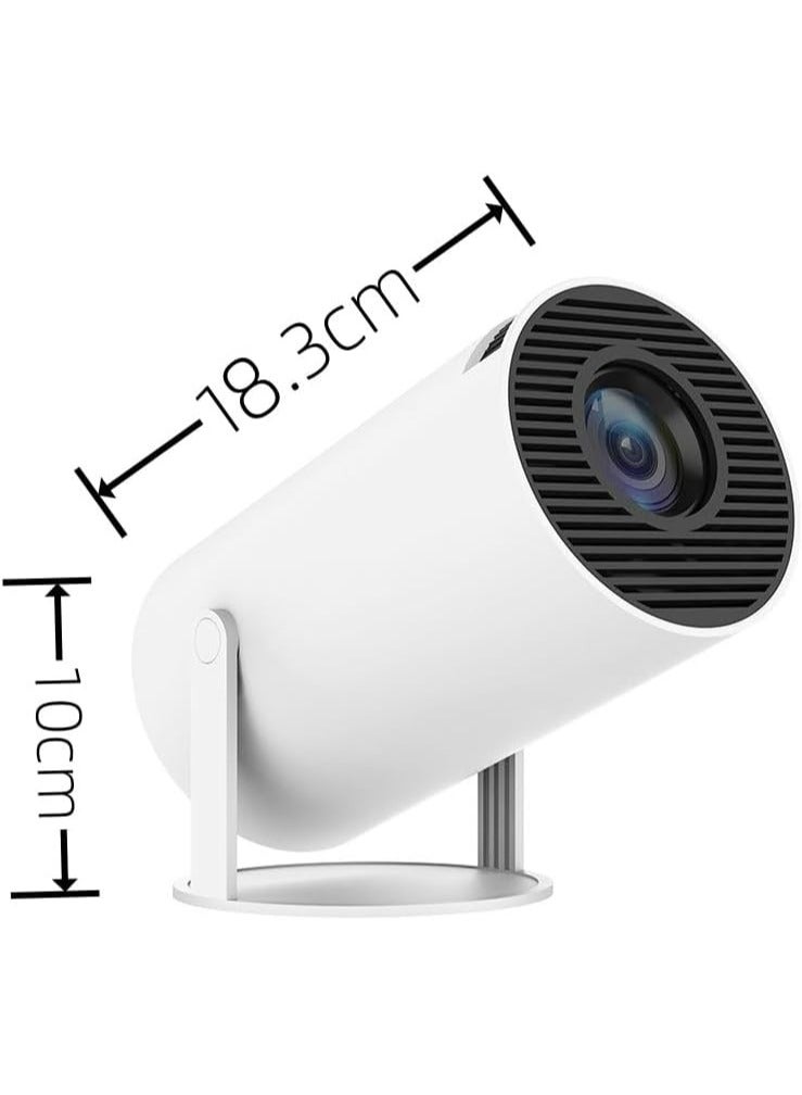 Hitoritabi HD - Proyector WIFI Mini Projector, Mini Portable Automatic Keystone Correction HD Projector, Portable Outdoor Indoor Movie Projector  - Image 5