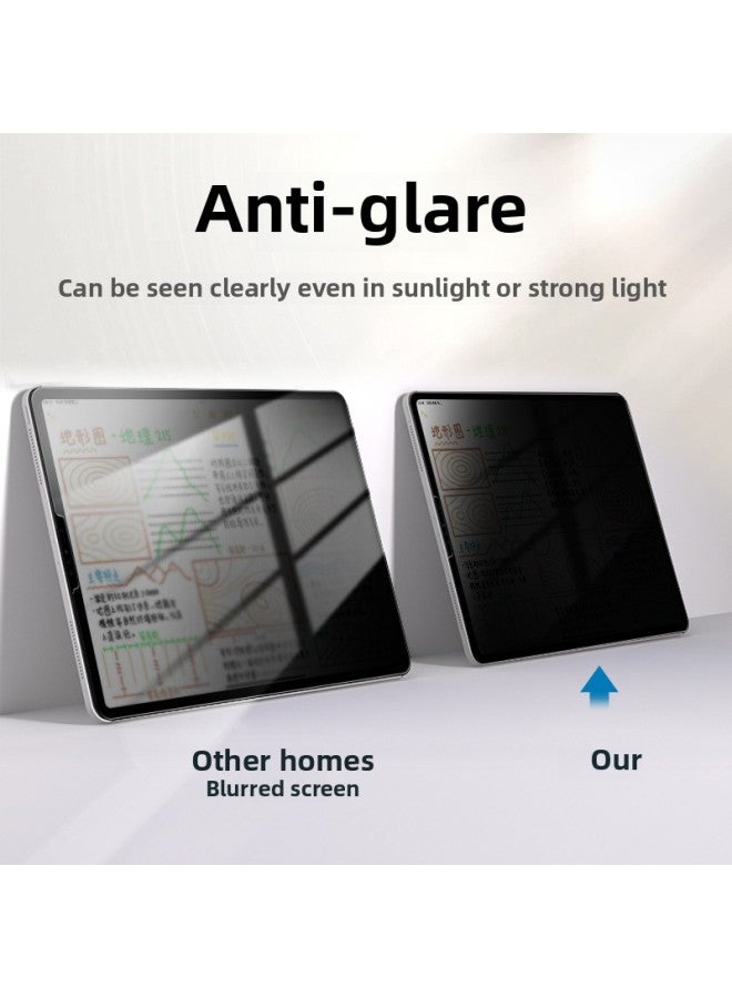 Suitable For Apple Flat IpadPro12.3 Inch Full Glue Bonding 360 Degree Anti-peep Paper Film Anti-glare Anti-fingerprint-Color:Frosted Anti-peep 360-degree Paper Film 【opp Bag】 Film Sticking Tool-Dime - Image 5