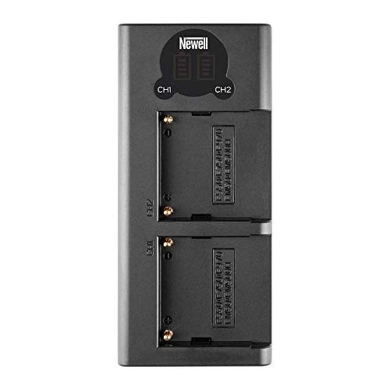 Newell DL-USB-C Dual Channel Charger for NP-F550/770/970, Black - Image 4