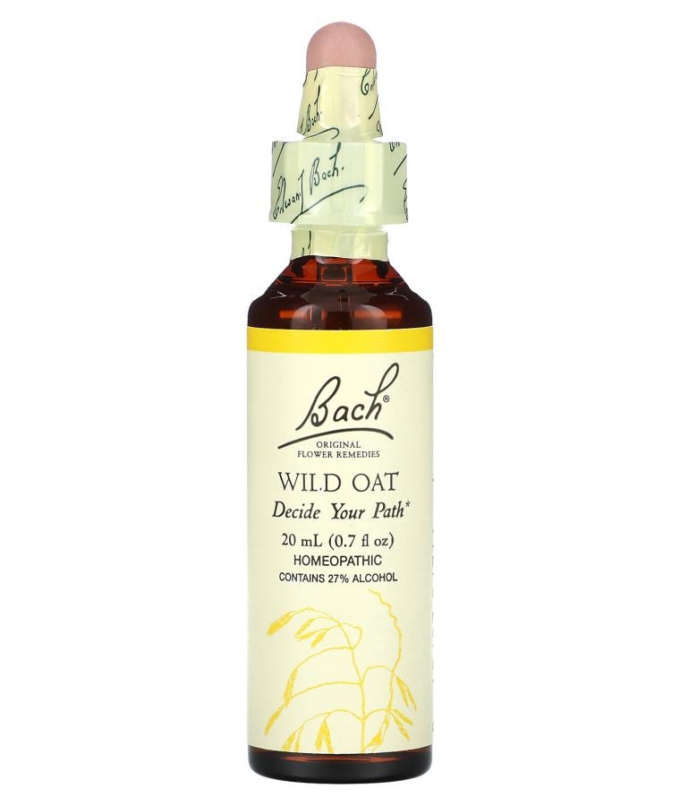 Bach Original Flower Remedies Wild Oat 0.7 fl oz (20 ml)