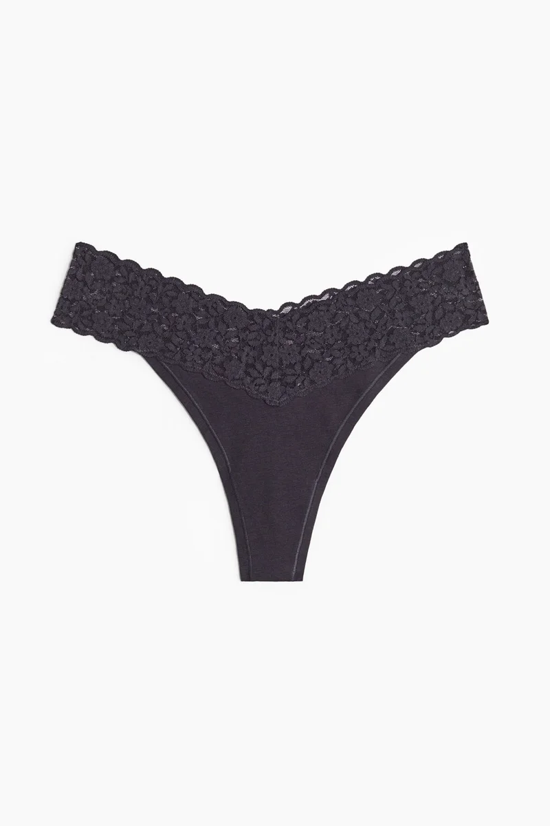 H&M 10-pack lace thong briefs