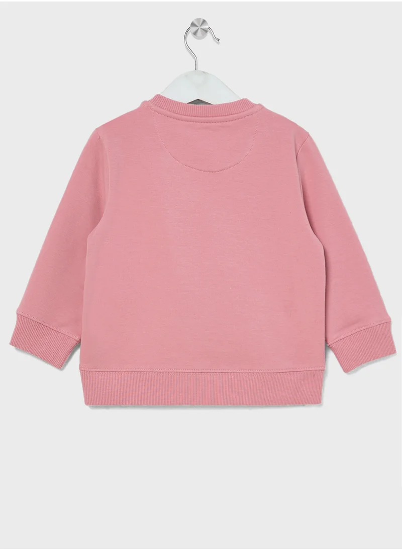 Calvin Klein Jeans Infant Logo Sweatshirt & Pants Set