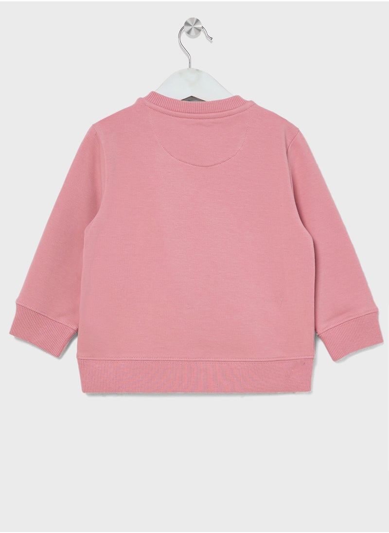 Calvin Klein Jeans Infant Logo Sweatshirt & Pants Set  - Image 3