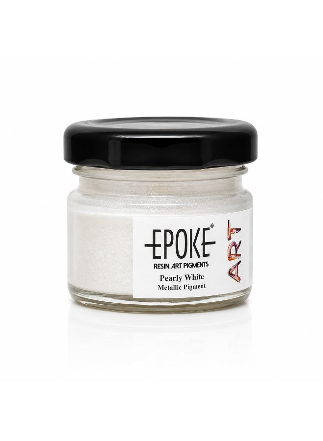 Resin Pigment Pearly White (Metallic) - Mini Pigment Paste -20g For Resin Art