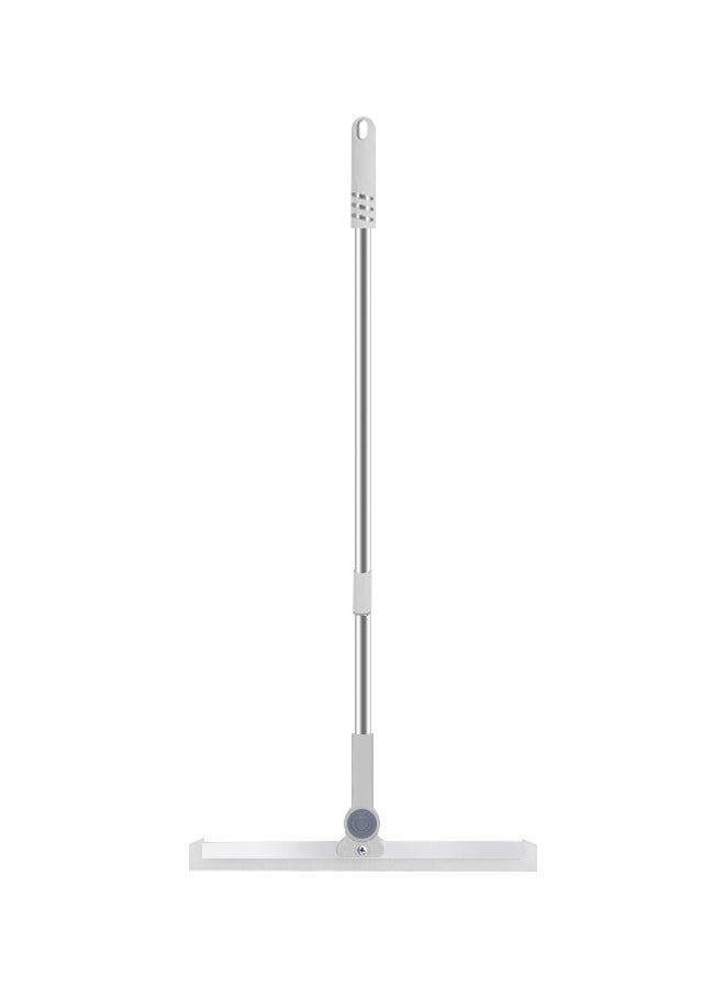 103cm Extendable Magic Broom with 180° Rotating Head Telescopic Silicone Floor Squeegee Detachable Sweeper Anti-Bump Air Broom for Cleaning Water Fur Foam from Floor Window Glass Shower Tile Surface (Small-35cm Wide)  - Image 1
