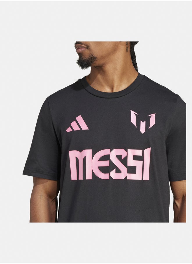 Adidas - Messi Name and Number Graphic T-Shirt - Image 1