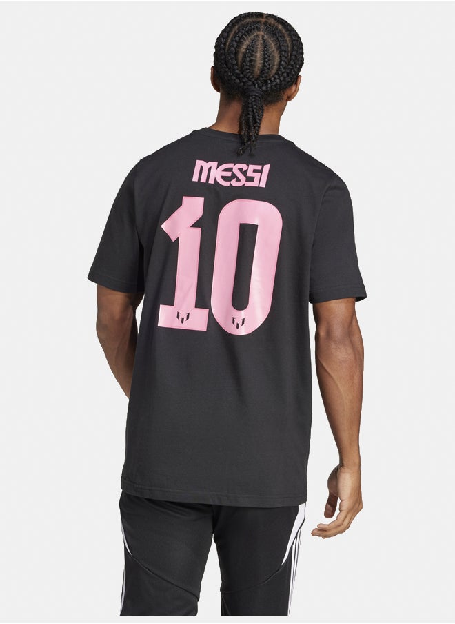 Adidas - Messi Name and Number Graphic T-Shirt - Image 1