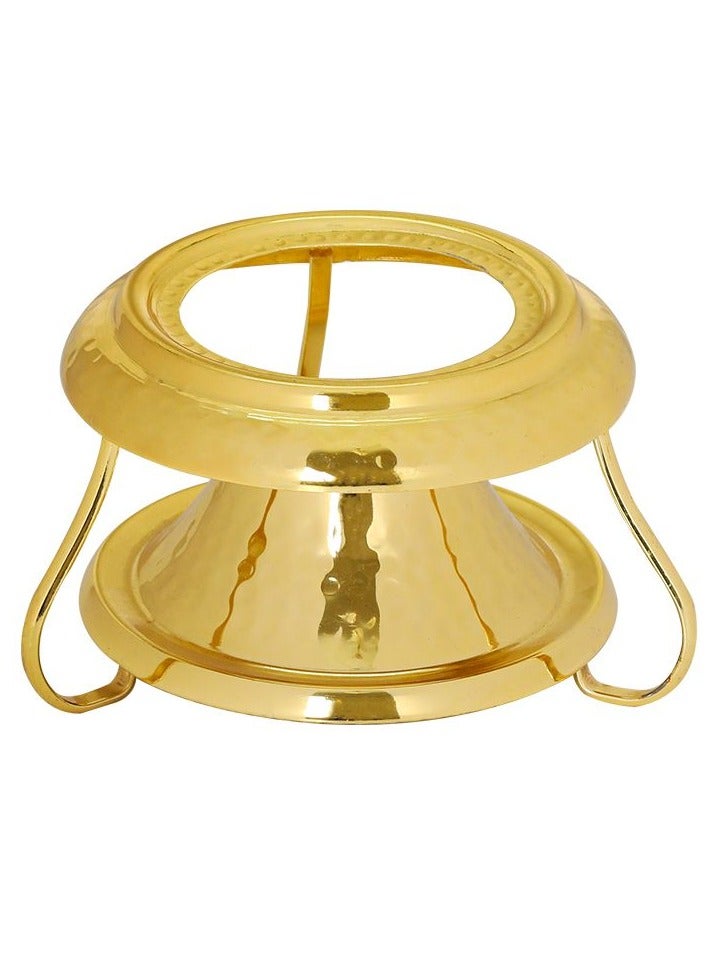 Bin Shihon Moroccan teapot made by hammered copper and polished brass with heating base Available in several sizes - Image 5