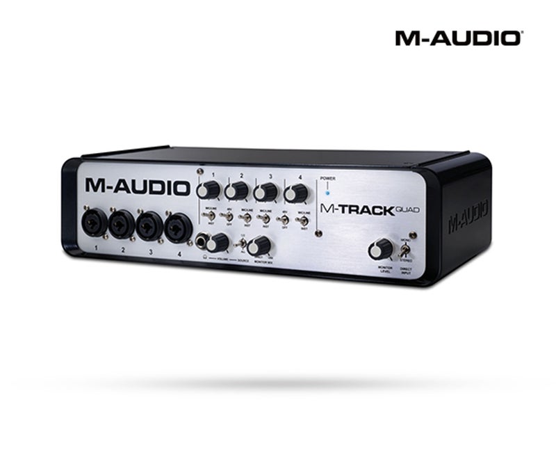 M-Audio USB Digital Audio Interface, 4-input 4-output recording sound card with MIDI function - Image 1
