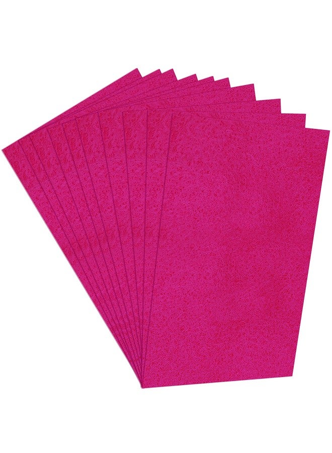 Lakeer A4 Felt Sheets 29.7cm X 21cm Set 10 Pink Color Felt Sheets Stiff Felt Fabric Hard Felt Squares Craft Felt 2mm Thickness for Kids School DIY Crafts Patchwork Embroidery Sewing Crafting Project - Image 1
