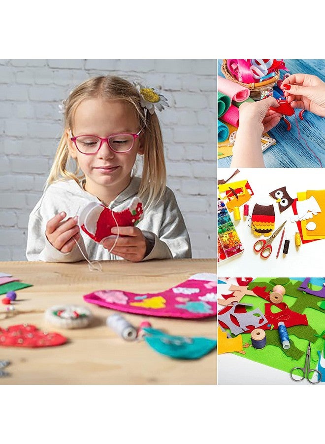 Lakeer A4 Felt Sheets 29.7cm X 21cm Set 10 Pink Color Felt Sheets Stiff Felt Fabric Hard Felt Squares Craft Felt 2mm Thickness for Kids School DIY Crafts Patchwork Embroidery Sewing Crafting Project - Image 5