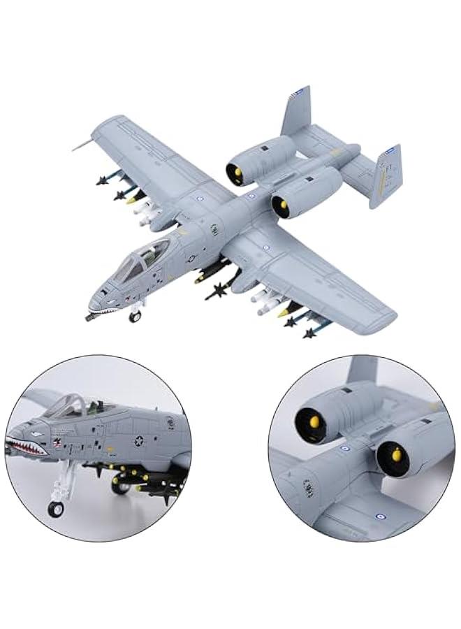 1/100 A-10 Attack Aircraft Thunderbolt II Aircraft Model Alloy Diecast Fighter Plane Model  - Image 4