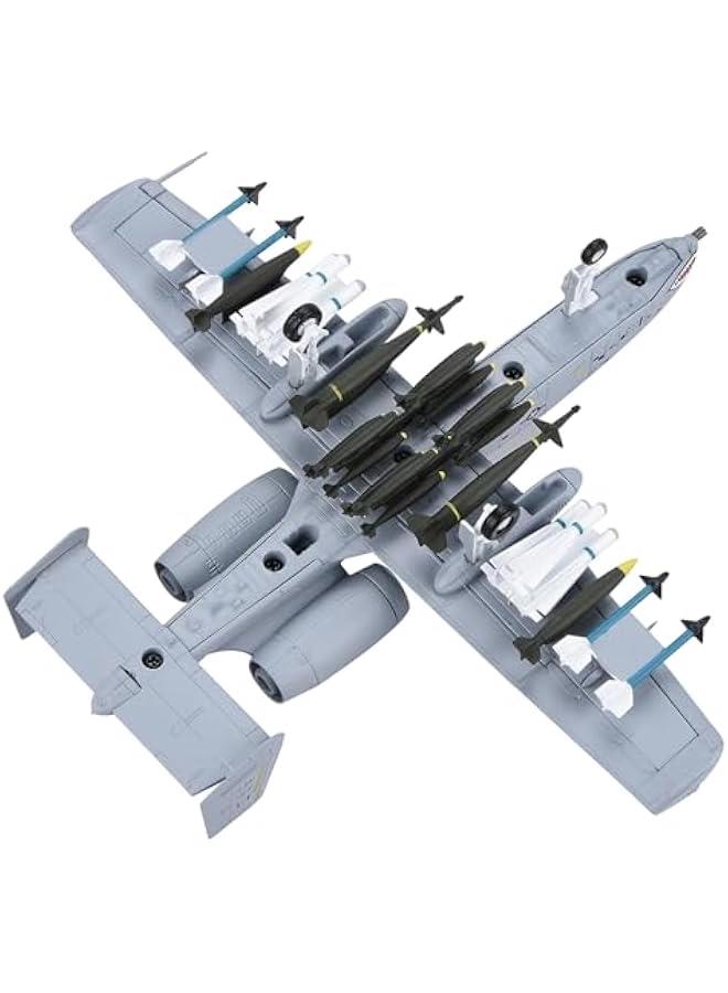 1/100 A-10 Attack Aircraft Thunderbolt II Aircraft Model Alloy Diecast Fighter Plane Model  - Image 5