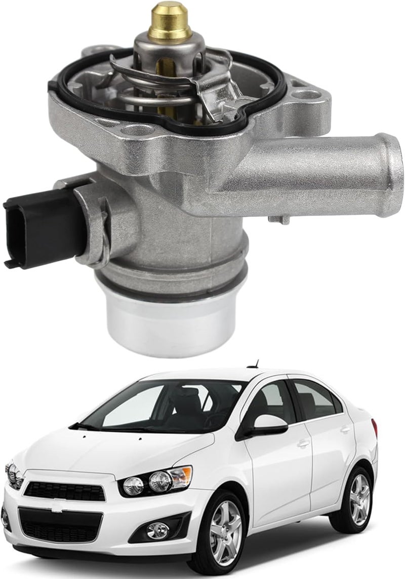 YzusGomumu Aluminium Engine Coolant Thermostat Housing Assembly - Image 1
