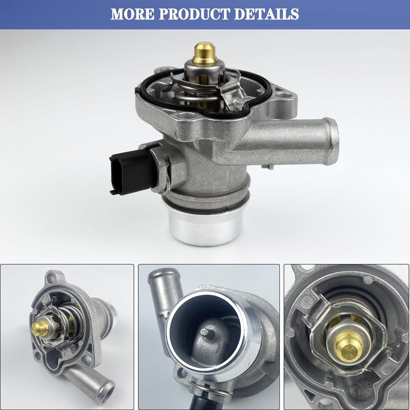 YzusGomumu Aluminium Engine Coolant Thermostat Housing Assembly - Image 4