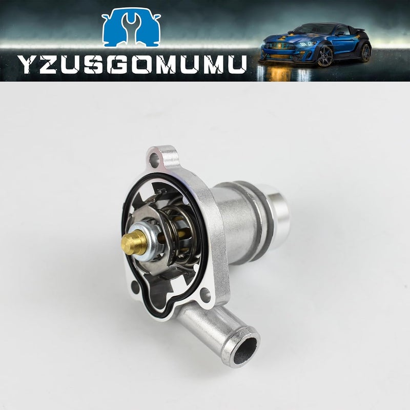 YzusGomumu Aluminium Engine Coolant Thermostat Housing Assembly - Image 5