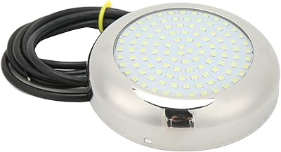 Wisecoco Wisecoco Marine Underwater Light,4in 108LED Underwater Light 12V IP68 Waterproof 135Ã‚Â° Luminous Angle Underwater Boat  - Image 1