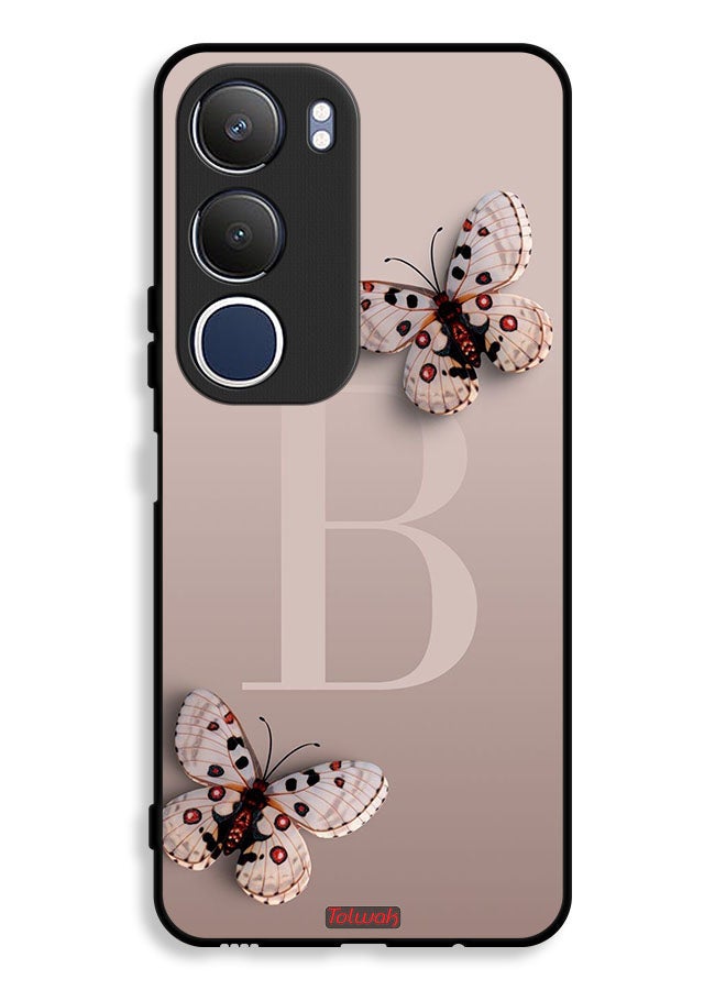 Tolwak غطاء حماية Vivo Y19s 4G مزخرف بالفراشات - Image 1