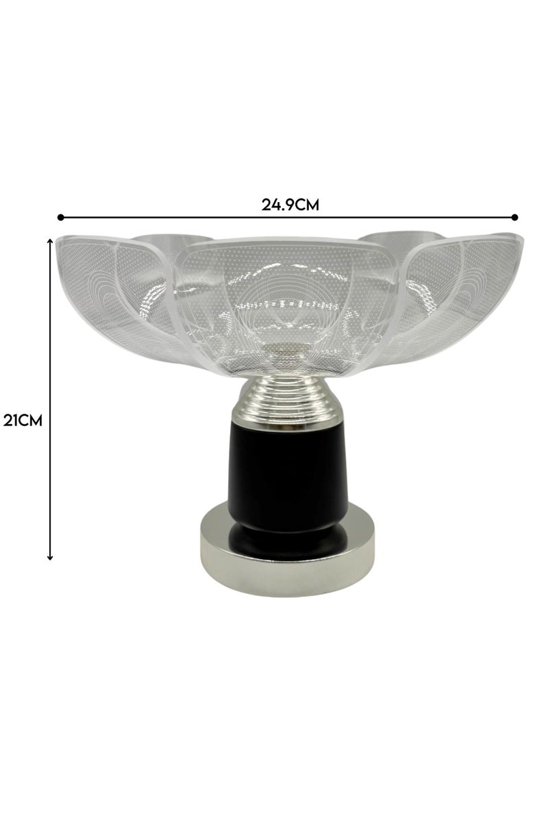 القناص حامل حلويات متوسط من الأكريليك عالي الجودة بقاعدة متينة | مثالي لتقديم الشوكولاتة والحلويات  | مناسب للاستخدام في المنزل والحفلات والمناسبات الخاصة - Image 5