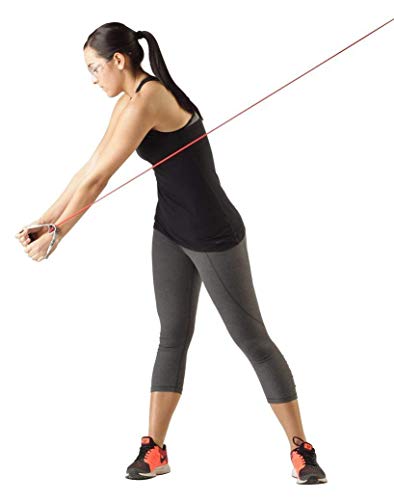 THERABAND Resistance Tubes, Begginer Set, Yellow, Red, and Green, 5 ft Latex Tubing, Home or Clinic Use, Cut-to-Fit, Color-Coded Resistance Bands for Upper & Lower Body Workouts - Image 3