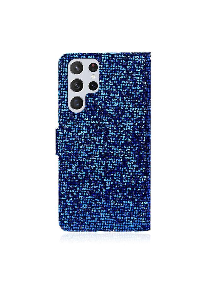 S-TOP Case For Samsung Galaxy S24 Ultra 5G Glitter Powder Filp Leather Phone Case - Image 4