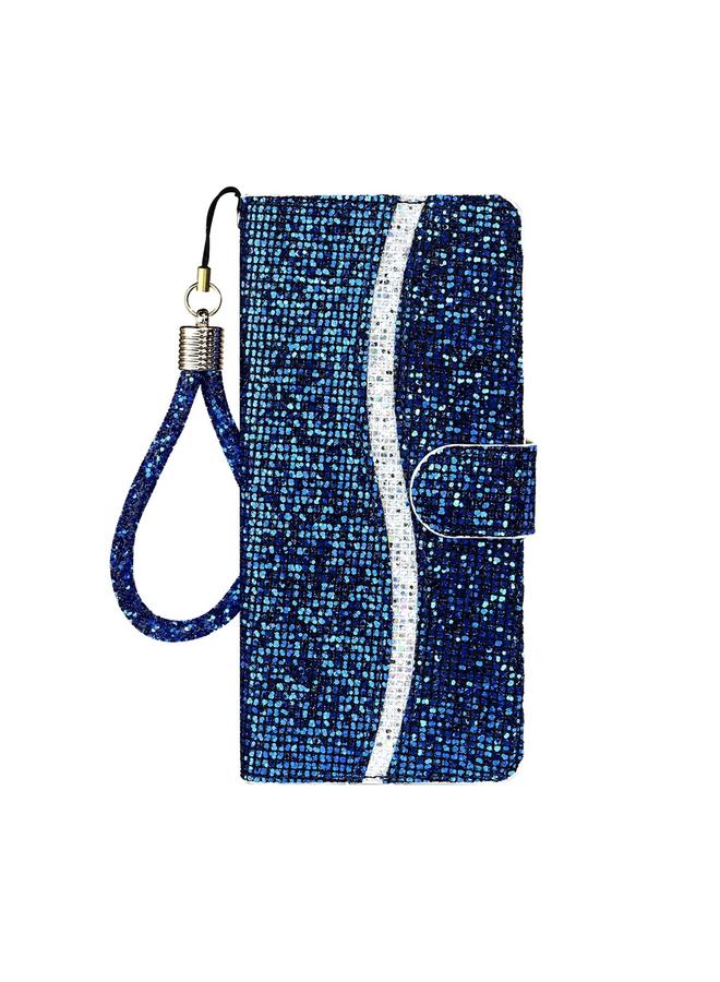 S-TOP Case For Samsung Galaxy S24 Ultra 5G Glitter Powder Filp Leather Phone Case - Image 3