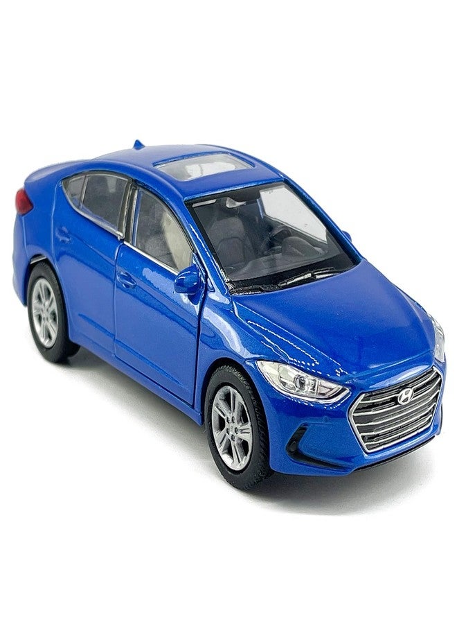 VIIGER 1:36 Scale Elantra Toy Car Model Metal Diecast Toy Vehicle, Doors Open Pull Back, Toys for Boys 3 4 5 6 7 Year Old Toddler Kids Gifts, Men Collection, Home Office Décor Cake Topper, Blue - Image 3