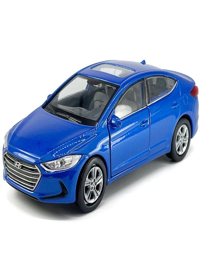 VIIGER 1:36 Scale Elantra Toy Car Model Metal Diecast Toy Vehicle, Doors Open Pull Back, Toys for Boys 3 4 5 6 7 Year Old Toddler Kids Gifts, Men Collection, Home Office Décor Cake Topper, Blue - Image 1