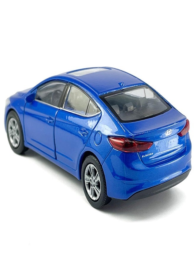 VIIGER 1:36 Scale Elantra Toy Car Model Metal Diecast Toy Vehicle, Doors Open Pull Back, Toys for Boys 3 4 5 6 7 Year Old Toddler Kids Gifts, Men Collection, Home Office Décor Cake Topper, Blue - Image 4