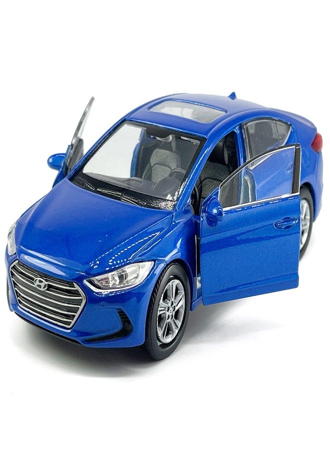 VIIGER 1:36 Scale Elantra Toy Car Model Metal Diecast Toy Vehicle, Doors Open Pull Back, Toys for Boys 3 4 5 6 7 Year Old Toddler Kids Gifts, Men Collection, Home Office Décor Cake Topper, Blue - Image 5