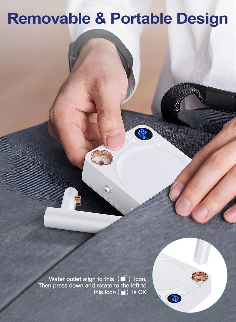 موزع مياه مكتبي مزود بشحن USB - مضخة كهربائية محمولة للمنزل والمكتب والتخييم - موزع زجاجات مياه بجانب السرير ومنضدة النوم  - Image 5
