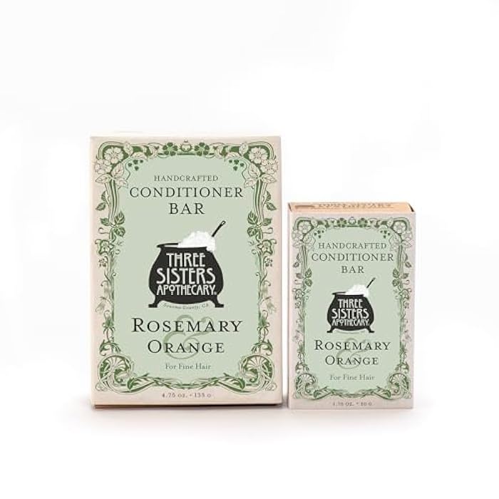 Three Sisters Apothecary 1.75 oz Solid Hair Conditioner (Rosemary and Orange) - Image 3