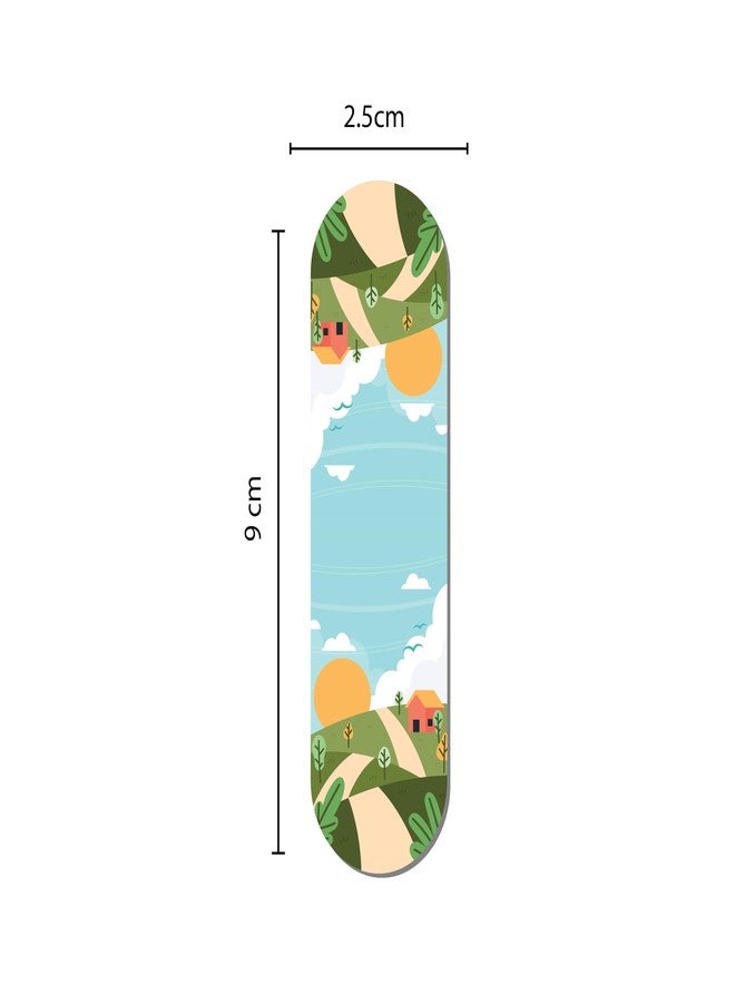 Papboo Pack of 6 Seasons Magnetic Bookmarks,Matte Finished Gifts for Book Readers Writers,Aesthetic Bookmarks - Image 4