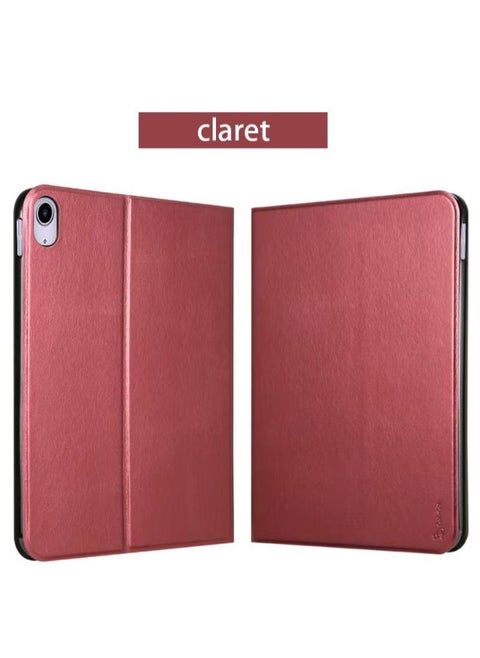 Case Compatible with iPad 9.7 inch Ipad Air / Air 2 (9.7) smart case with Stand Ultra Thin Matt Back Cover (Claret)