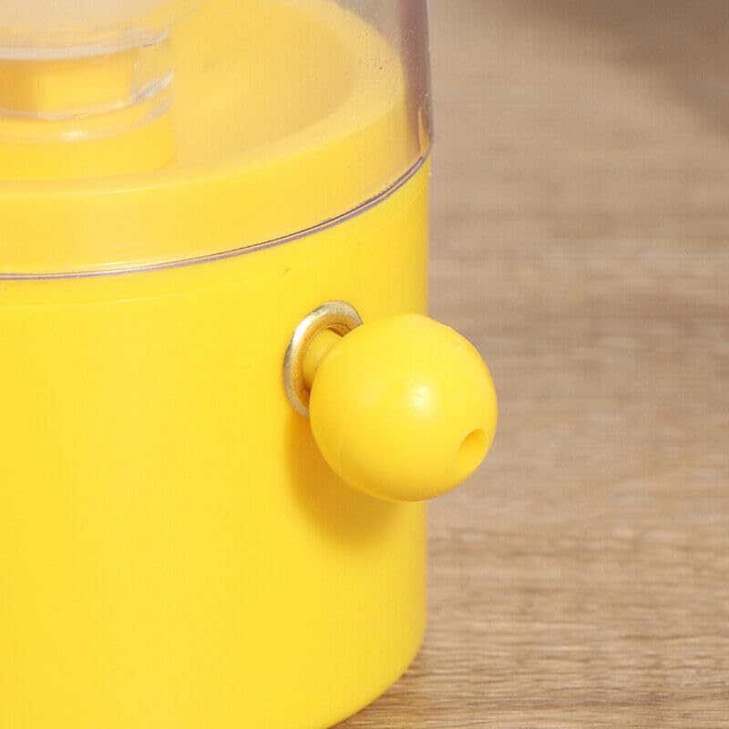 Snevad Golden Scrambled Egg Maker with Wear Resistant Pulling Rope Hard Boiled Scrambler for Eggs Yolk and White Perfectly Mixed Manual Egg Shaker Scrambler Whisk Hand Powered (17x7.5x7.5 CM) - Image 5