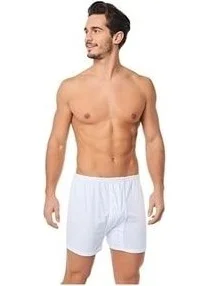 Seher Yıldızı White Men's Combed Cotton Argentinean Leg Panties 6-Pack