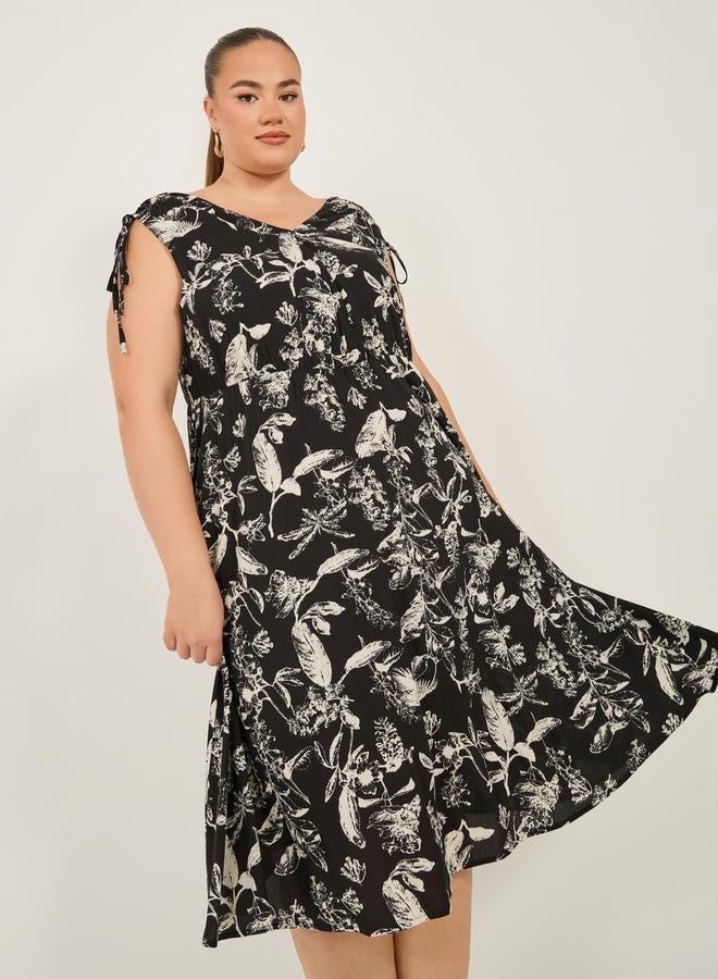 Styli Floral Print Dress  - Image 2