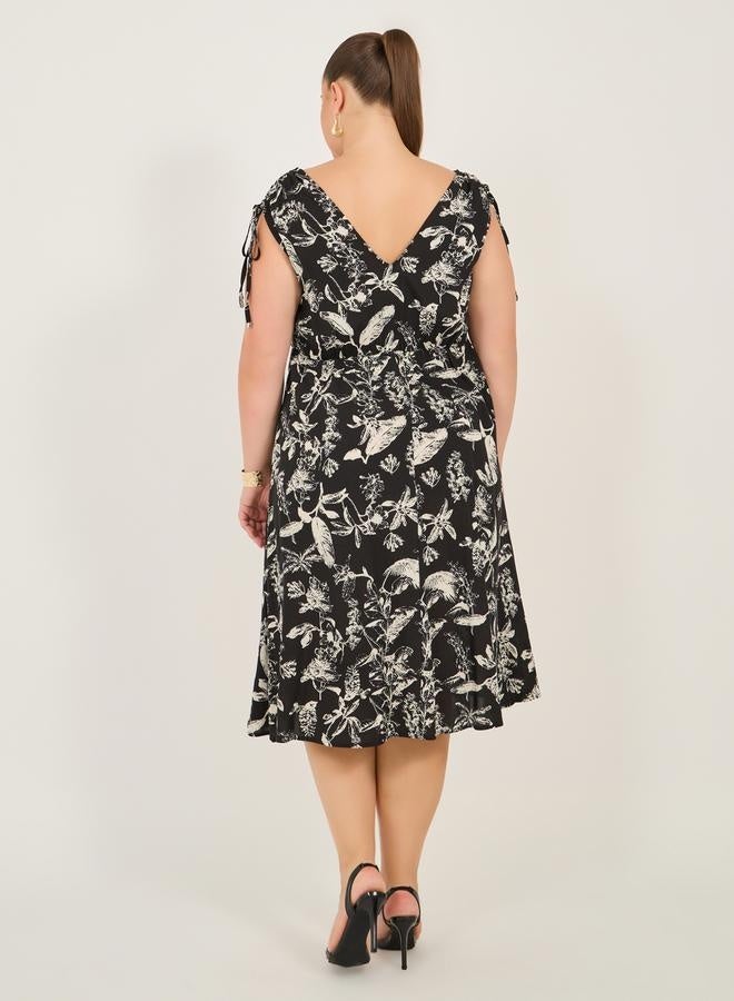 Styli Floral Print Dress  - Image 4
