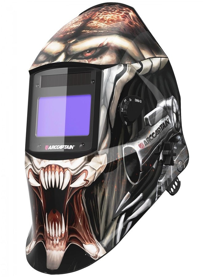 ARCCAPTAIN Welding Helmet Welding Mask Automatic Darkening for TIG Mig ARC, 1/1/1/1 Top Optical Clarity, Ultra Light Welding Helmet, Automatic Darkening - Image 1