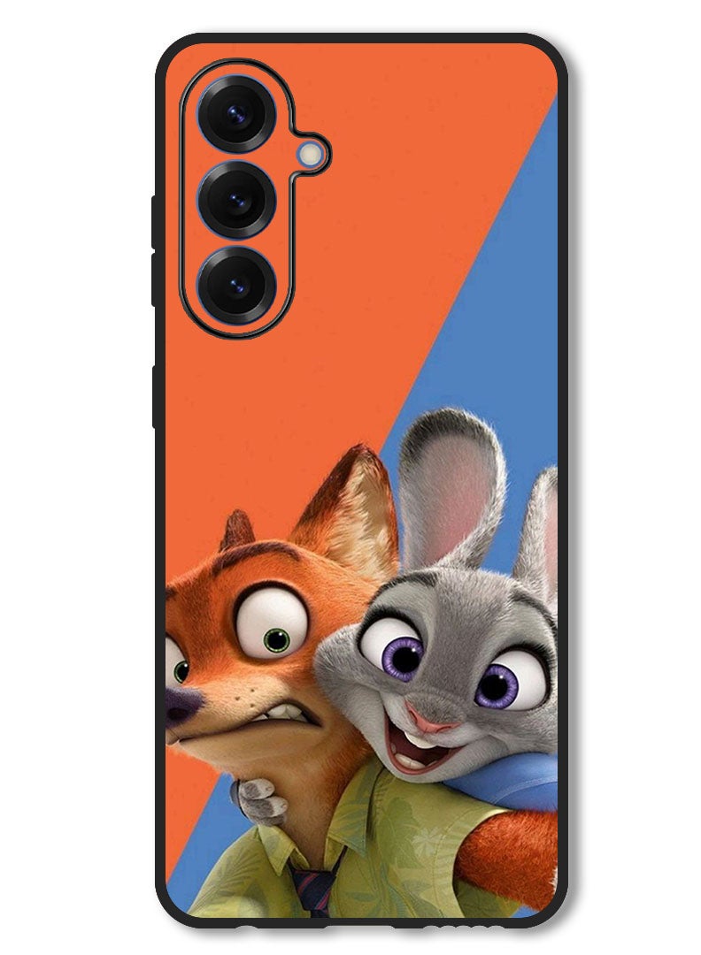 Theodor Case Compatible with Samsung Galaxy A36 Protection Shockproof Bumper Cover zootopia - Image 1