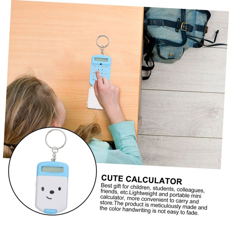 2pcs Mini Calculator Portable Cute LCD Display Lightweight Plastic Desktop Exam Office Tool For Students - Image 5