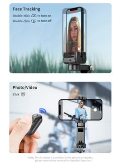 Furtey Selfie Stick Gimbal Stabilizer Light Weight Auto Balance 1-Axis Stabilizer for Smartphones with 360° Face Tracking Tiktok Vlog Youtuber Live Video Recording  - Image 5
