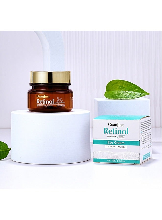 GUANJING Retinol Eye Cream,Ant-Aging Wrinkle Firming Eye Cream,Retinol Firming and Revitalizing Eye Cream 30g - Image 5